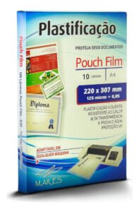 Plástico Para Plastificação Mares A4 220×307 0,05mm 10un
