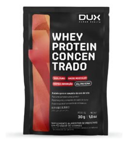 Whey Protein Concentrado Sache 28g Dux Nutrition Sabor Chocolate