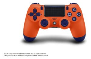 Controle joystick sem fio Sony PlayStation Dualshock 4 Wireless controller sunset orange