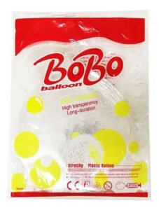Kit C/20 Balão Bubble Bolha 5 Polegadas Decoração 12cm Cor Transparente