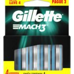 Gillette Mach3 carga para lâmina de barbear 4 un