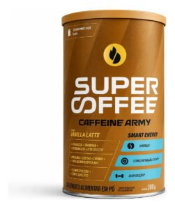Supercoffee 380g – Caffeine Army – Café Termogênico Pó Sabor Vanilla Latte