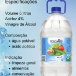 Vinagre de Álcool Toscano Galão 5 Litros