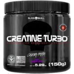 Suplemento em Pó Black Skull 150g Turbo Monohidratada Sabor Uva