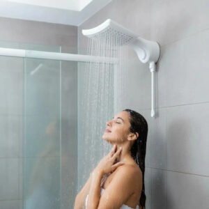 Ducha Loren Shower Eletronico Ultra 127e220/7500w Lorenzetti Cor Branco