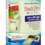 20 Folhas Plástico Para Plastificação Mares A4 0,05 220×307