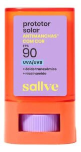 Protetor Solar Em Bastão Antimanchas FPS 90 Cor 1 15g Sallve