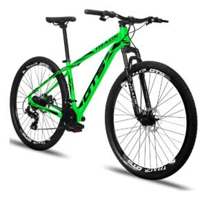Bicicleta Aro 29 Gts Pro M5 Track 21 Marchas Câmbio Indexado Cor Verde Tamanho Do Quadro 21
