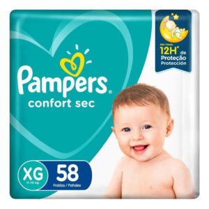 Pañales Pampers Confort Sec XG x 58 unidades