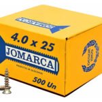 Parafuso Madeira Philips 4,0 X 25 Cabeça Chata Bicromatizado Caixa 500 Unidades Jomarca