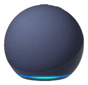 Amazon Echo Dot, 5ª geração, com assistente virtual Alexa, cor branca, azul marinho profundo
