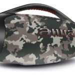 Caixa de Som Boombox Plus AIWA BBS-01-BG 200W Bluetooth 30H IP66 USB Cinza