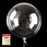 Balão Bubble Redondo 60cm Transparente 25 Un Bobo Ballons