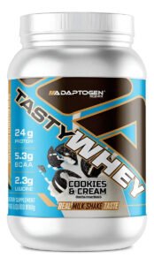 Suplemento Tasty Whey 3w 900g Gourmet Adaptogen Science Sabor Cookies