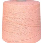 Linha De Crochê Colorida Eco Brasil 6 Fios 1 Kg Barbante Cor Salmão