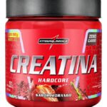 Creatina Hardcore Com Sabor 350g – Integralmedica Sabor Morango