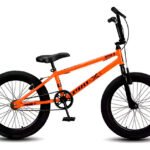Bicicleta BMX Aro 20 Pro-X Série 1 Freio V-brake Laranja/Preto Quadro 20″