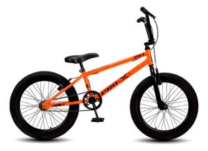 Bicicleta BMX Aro 20 Pro-X Série 1 Freio V-brake Laranja/Preto Quadro 20″