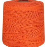 Linha De Crochê Colorida Eco Brasil 6 Fios 1 Kg Barbante Cor Laranja