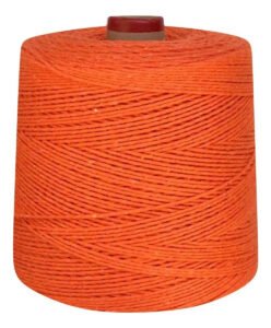 Linha De Crochê Colorida Eco Brasil 6 Fios 1 Kg Barbante Cor Laranja