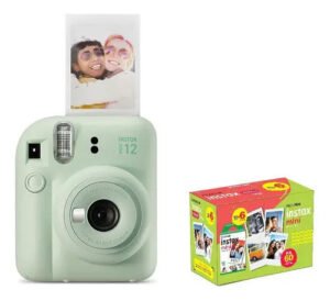 Câmera Instax Mini 12 + Filme De 60 – Kit Exclusivo – Verde