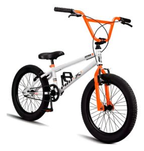 Bicicleta Aro 20 Pro-x Série 1 Bmx Freio V-brake Cor Branca/laranja