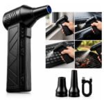 Mini Soprador de Ar Turbo Woosh Recarregável Portátil Para Limpeza de Teclado, Carro e Acender Churrasqueira