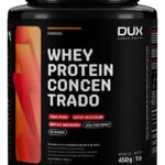 Dux Human Health Whey Protein Concentrado 450g Pote Sabor Chocolate Branco
