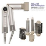 Secador De Cabelos Philco psc3500 4 Em 1 dobrável motor bldc Prateado