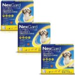NexGard Spectra Antipulga Carrapatos Vermes Cães 3,6-7,5Kg 1 Tablete