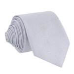 Gravata Masculina Premium Tradicional Padrinhos Casamento Noivos Semi Slim Várias Cores Cinza