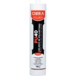 Cola Selante Poliuretano PU40 Cibra Preto 400g Para Vedação