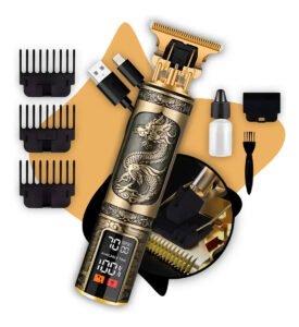 Maquina Barbear Maquininha Dragao Cortar Cabelo Barba Elétrica Aparador Depilador Intimo Pelos Masculino – Crowley