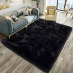 Tapete Felpudo Para Sala e Quarto de Poliéster 2m x 1.5m Antiderrapante