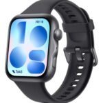 Smartwatch HUAWEI WATCH FIT 5 AMOLED de 182″ Design Leve Mini Treino Bateria com Até 10 Dias 64 GB Gerenciamento Avançado da Saúde Monitor do Sono SpO2 GPS Compatível com iOS e Android Preto