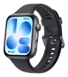 Smartwatch HUAWEI WATCH FIT 5 AMOLED de 182″ Design Leve Mini Treino Bateria com Até 10 Dias 64 GB Gerenciamento Avançado da Saúde Monitor do Sono SpO2 GPS Compatível com iOS e Android Preto