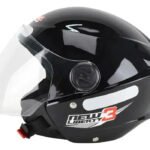 Capacete Aberto Pro Tork New Liberty 3 Three Fosco/brlhante Acabamento Brilhante Cor Preto Desenho Lisa Tamanho do capacete 55/56