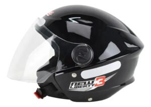 Capacete Aberto Pro Tork New Liberty 3 Three Fosco/brlhante Acabamento Brilhante Cor Preto Desenho Lisa Tamanho do capacete 55/56