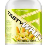 Suplemento Tasty Whey Gourmet 3w Whey Proteínas Adaptogen Science Pote 900g Sabor Milho Verde