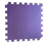 Tatame de Encaixe Eva Liso Lilás 100×100 cm com Bordas – Liquida Tatames