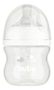 Mamadeira Buba Easy Flow Anticólica de 120 mL para Bebês 0+ Meses Cor Nuvem