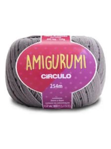 Fio Amigurumi Circulo – 254 M – 125 G- Crochê Cor 8797 – Aço