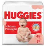 Huggies Fralda Descartável Máxima Proteção P – 48 Un