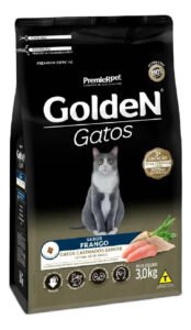 Ração Golden Para Gatos Sênior Castrados Sabor Frango 3 Kg