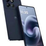 Celular Motorola Moto G86 256/8 Gb azul +acessório de aço azul
