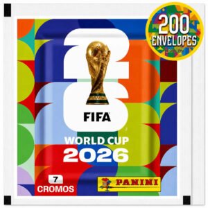 Copa Do Mundo Fifa 2026 – Kit Com 200 Envelopes Panini Oficial (1400 Cromos) Copa Do Mundo 2026