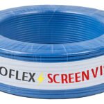 Fio 4mm Cabo Flexível Rolo Com 50 metros Elétrico 750v Cor Azul Marca Screen Vision