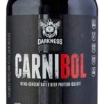 Whey Beef Protein Carnibol Darkness Salted Caramel Pote 907g Sabor Chocolate
