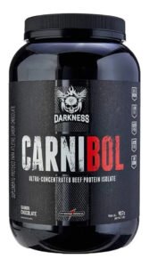 Whey Beef Protein Carnibol Darkness Salted Caramel Pote 907g Sabor Chocolate