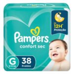 Fralda Pampers Confort Sec G 38 unidades